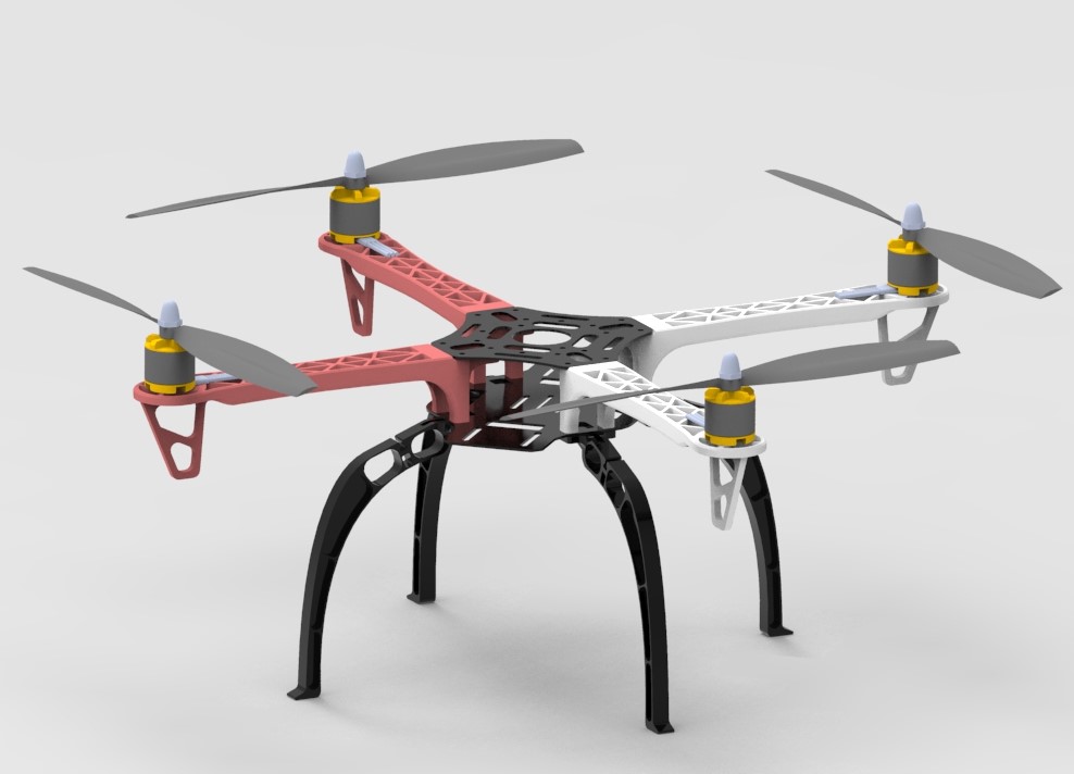 quadcopter solidworks model download
